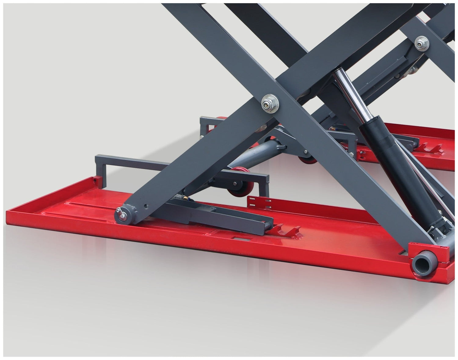 Fortisky | Mid-Rise Scissor Lift 8000lb 47in Electric Lock Release 220V FSL-MR80
