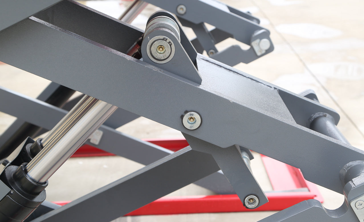 Fortisky | Full-Rise Scissor Lift 9000lb 72in Electric Lock Release 220V FSL-FR90