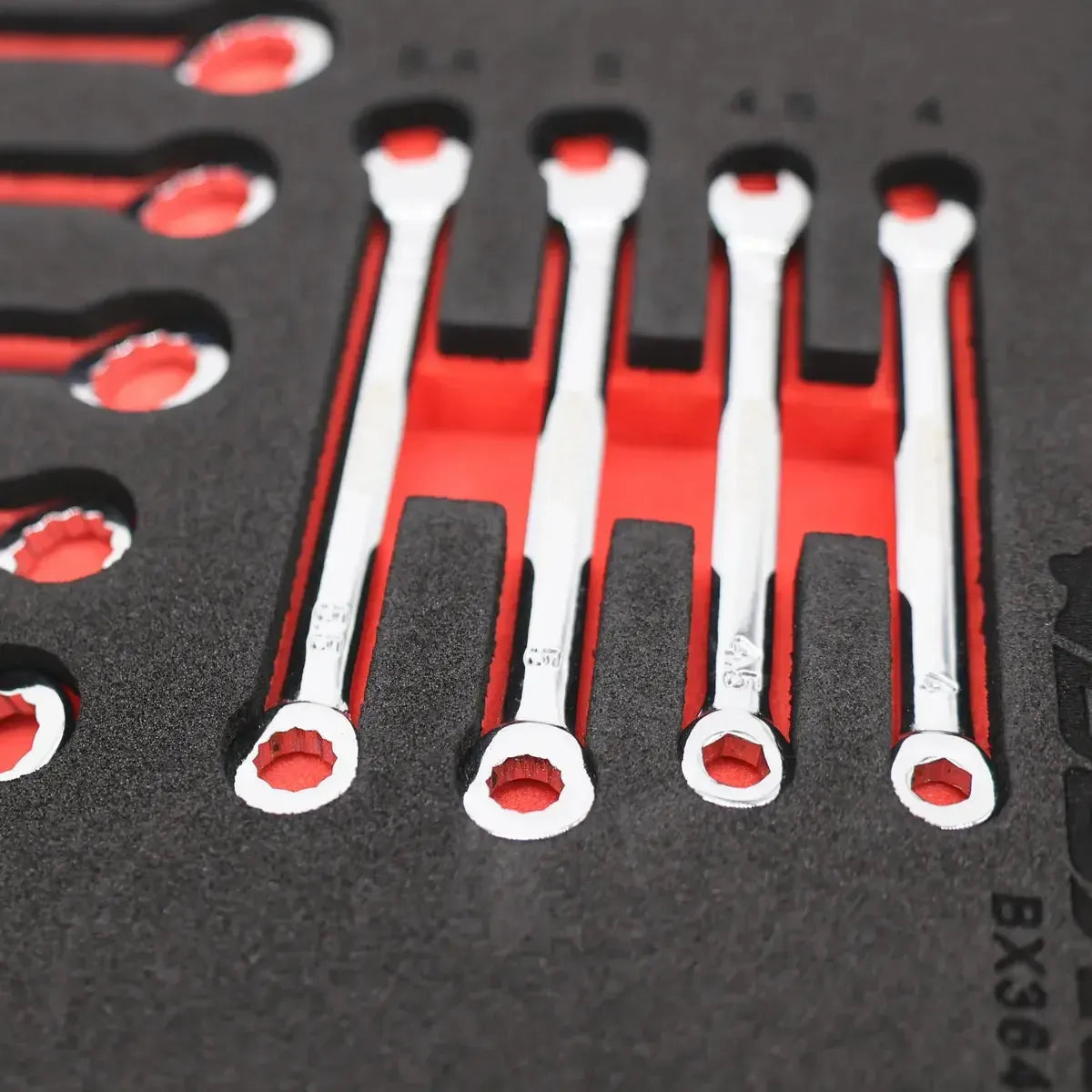 10-Piece Metric Mini Open Box End Combination Wrench Set | 1/9 Drawer EVA Foam