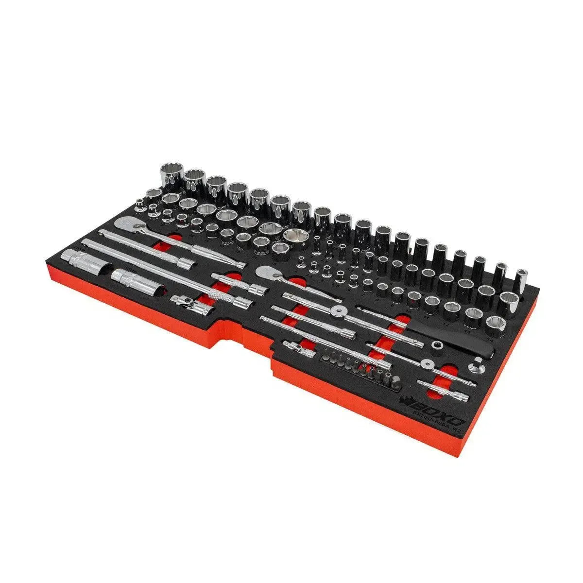 Boxo USA 133-Piece Metric 3-Drawer Hand Carry Tool Box