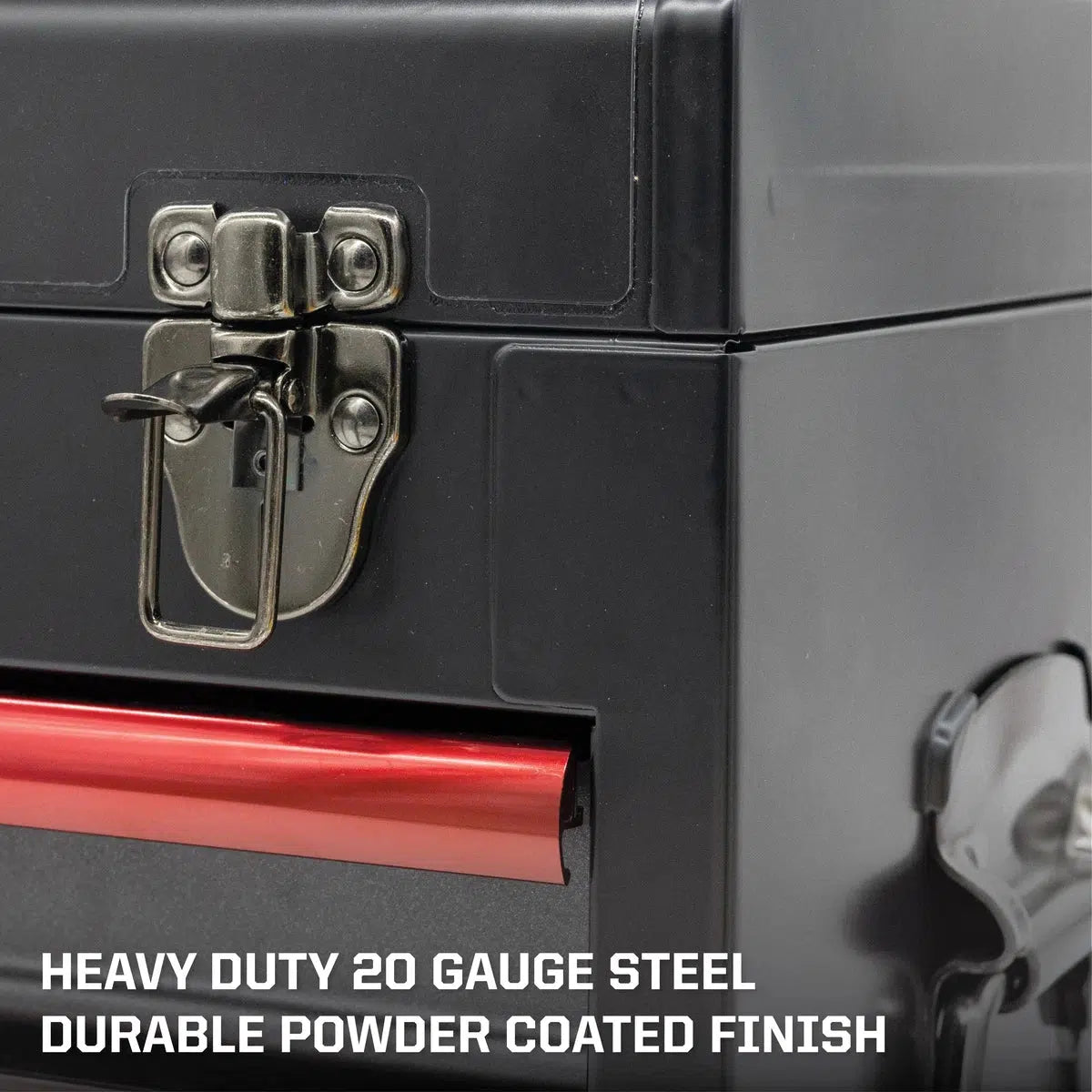 Boxo USA MotoBox | 103-Piece Metric Motorcycle 3-Drawer Hand Carry Tool Box