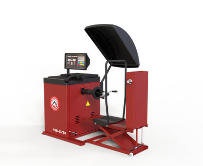 Fortisky | Heavy-Duty Truck and Car Wheel Balancer with Lift Cart FWB-5733