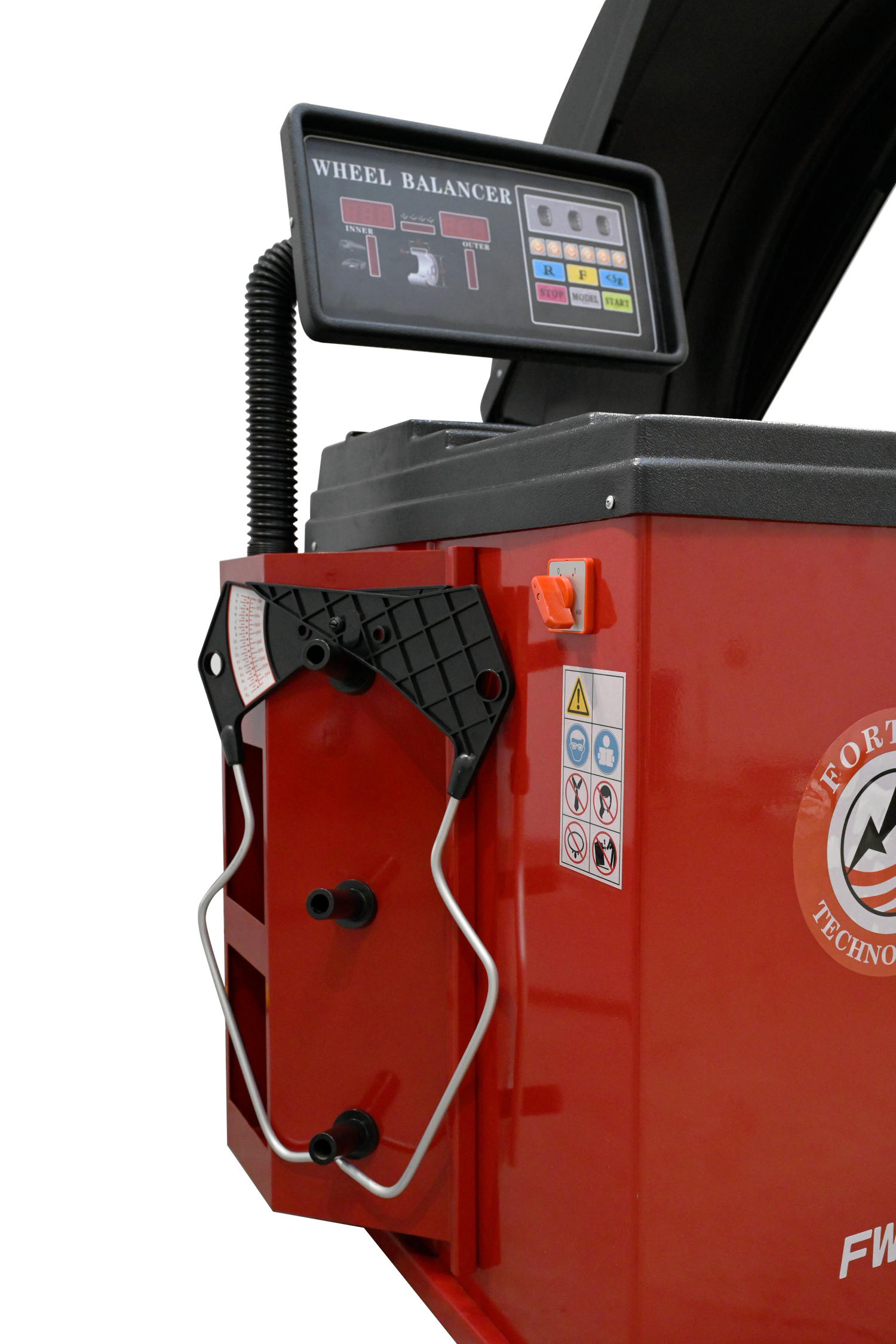Fortisky | Heavy-Duty Truck and Car Wheel Balancer with Lift Cart FWB-5733