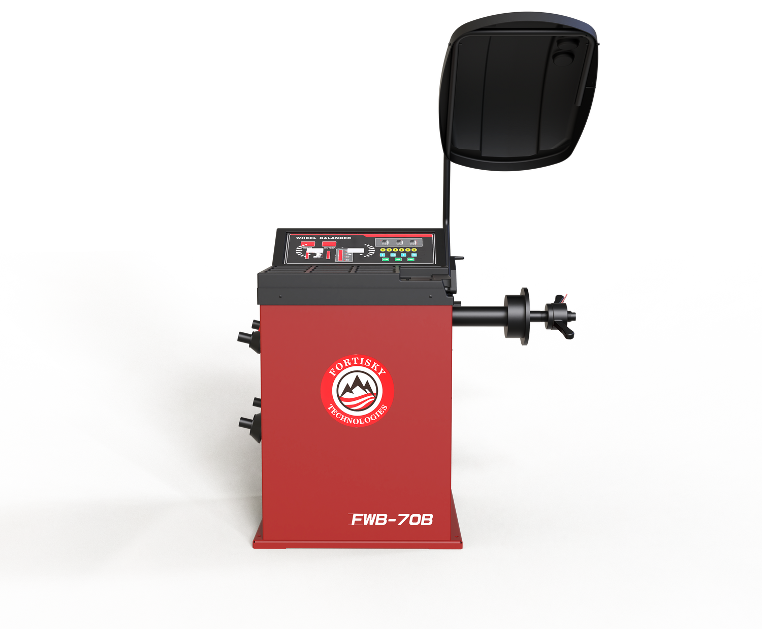 Fortisky | Self-Calibrating Wheel Balancer with Wheel Guard FWB-70B