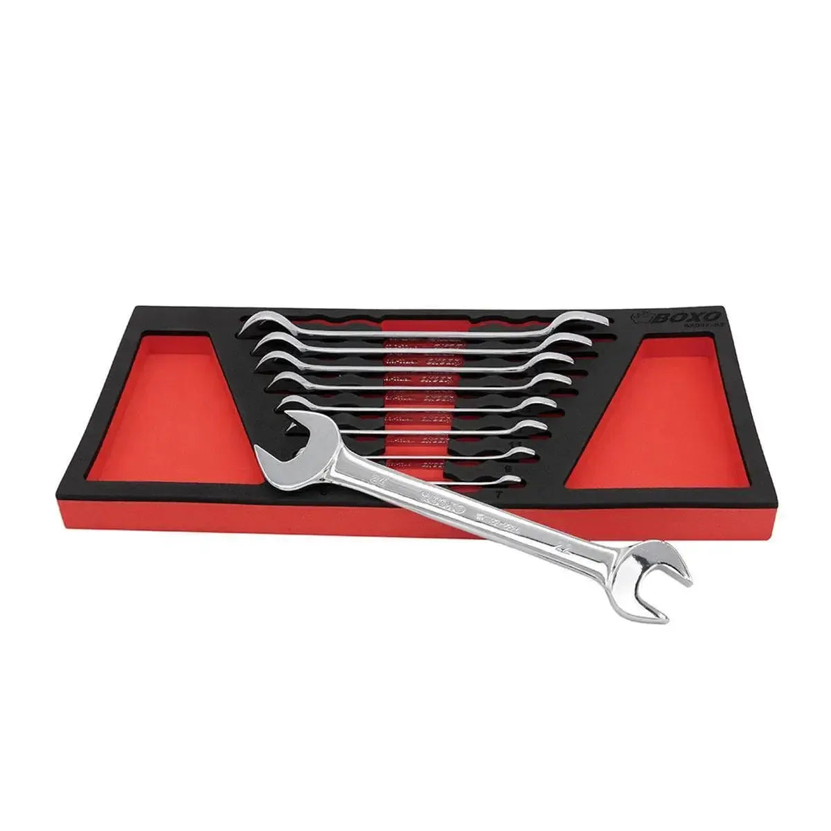 9-Piece Metric Double Open End Wrench Set | 1/3 Drawer EVA Foam