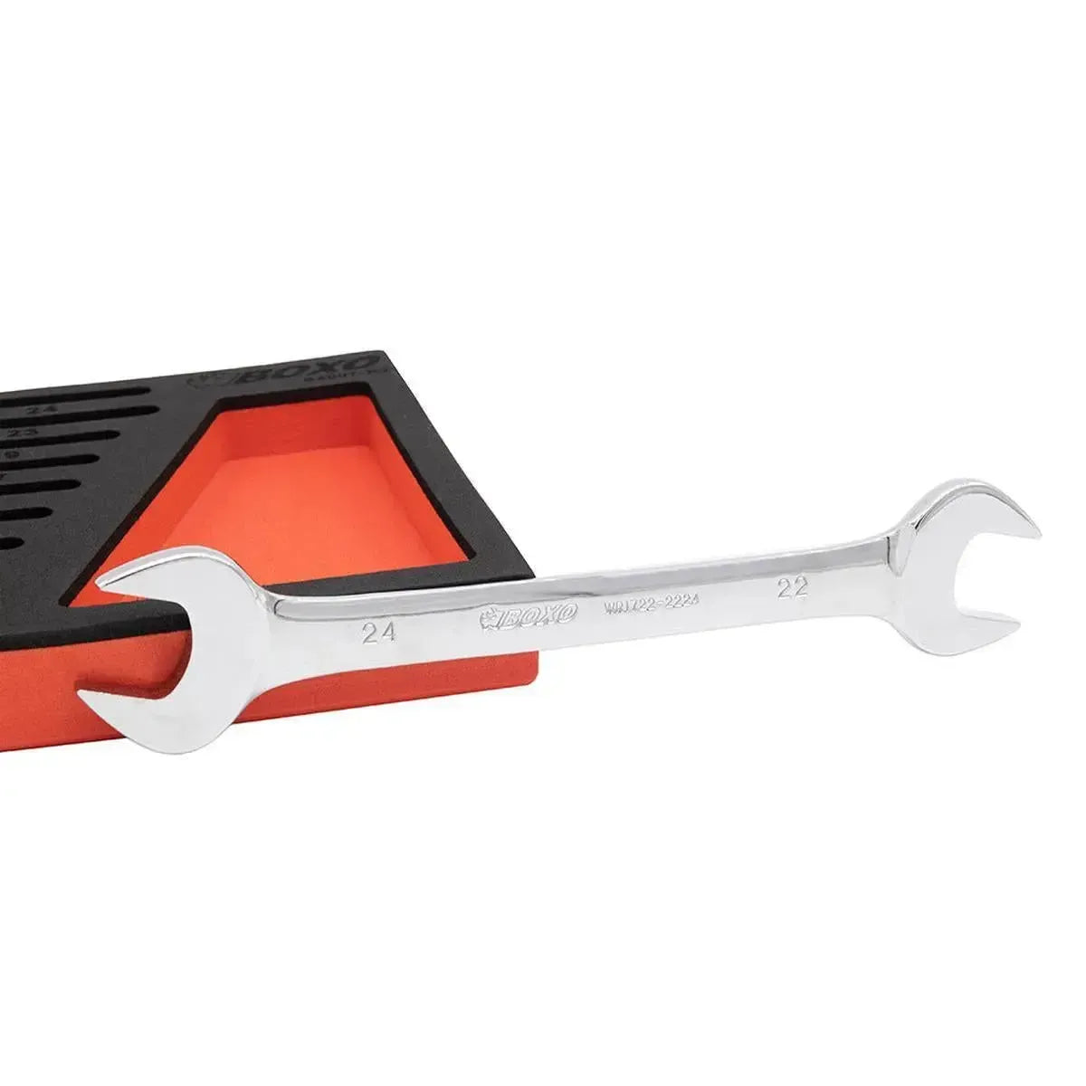 9-Piece Metric Double Open End Wrench Set | 1/3 Drawer EVA Foam