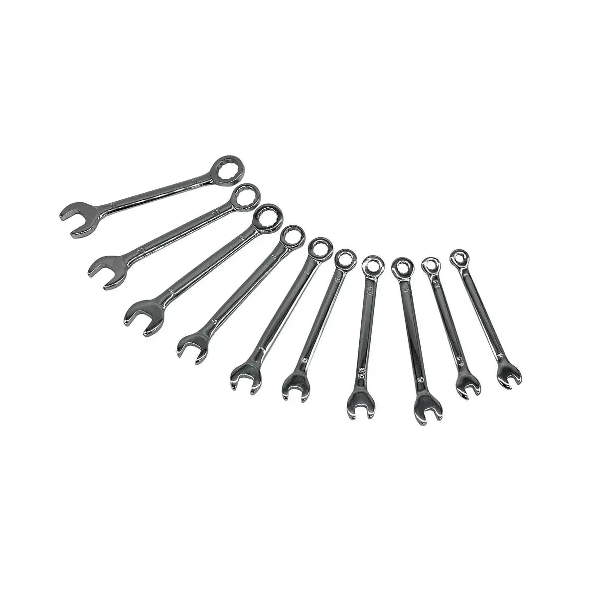 10-Piece Metric Mini Open Box End Combination Wrench Set | 1/9 Drawer EVA Foam