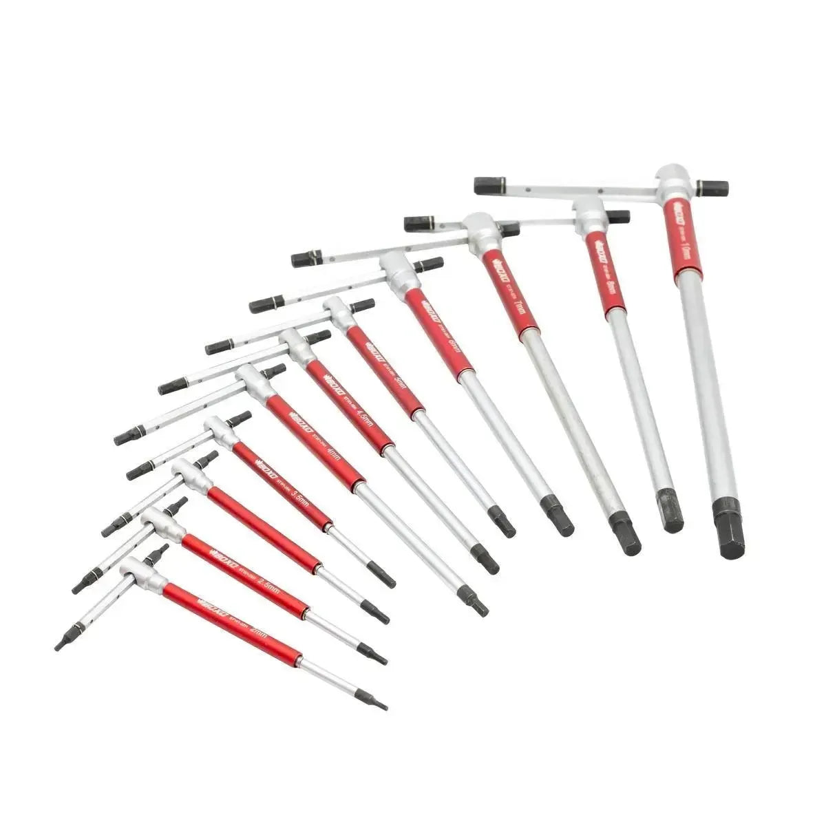 11-Piece 3-Way Metric Socket T-Handle Wrench Set | 1/3rd EVA Foam