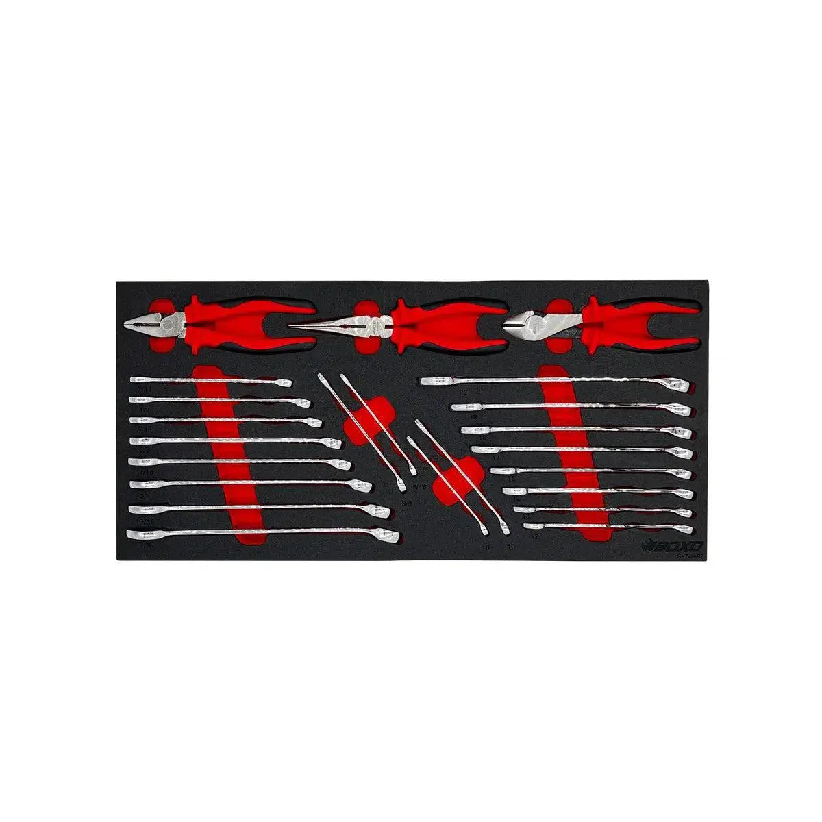 Boxo USA 159-Piece Metric and SAE Combo 5-Drawer Hand Carry Tool Box
