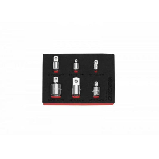 Boxo USA 6-Piece Socket Adaptor Set | 1/9th EVA Foam