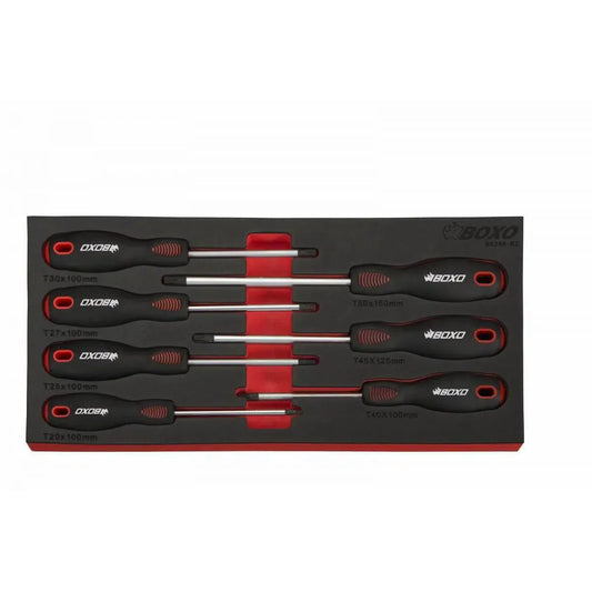 Boxo USA 7-Piece Torx Screwdriver Set | 1/3rd EVA Foam