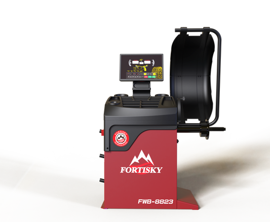 Fortisky | 2D Auto Wheel Balancer Self-Calibration with Laser Guidance FWB-8823