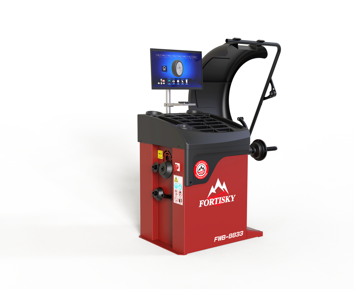Fortisky | 3D Millimeter Wave Radar Wheel Balancer Dynamic Display Screen FWB-8833