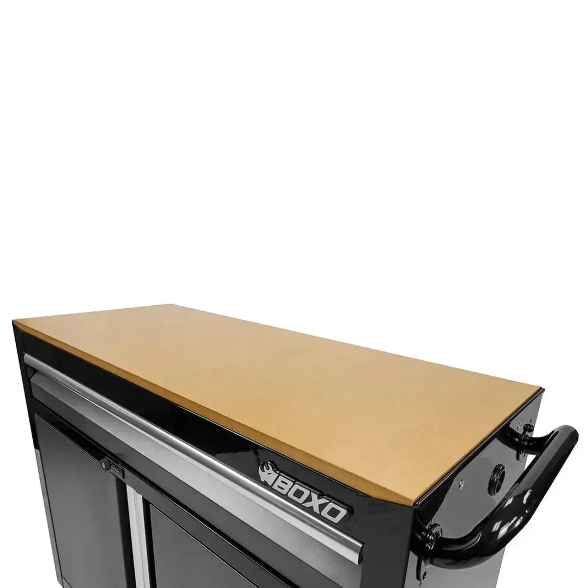 Boxo USA Tech Series | 45” Mobile Workbench with Storage and Power | Black