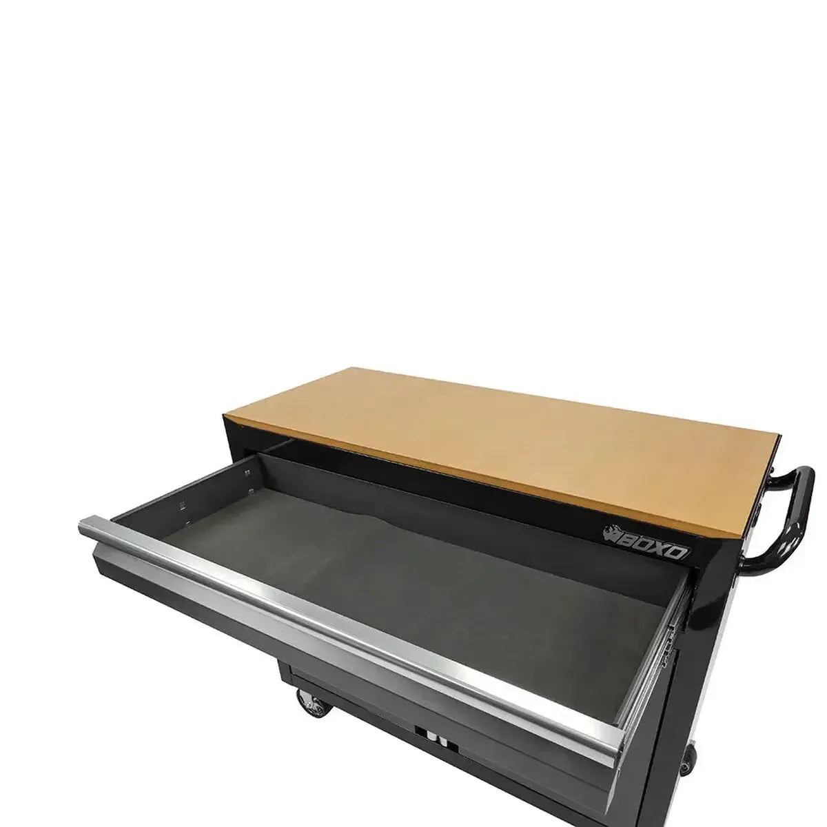 Boxo USA Tech Series | 45” Mobile Workbench with Storage and Power | Black