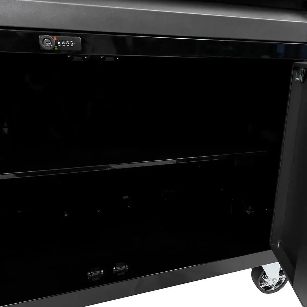 Boxo USA Tech Series | 45” Mobile Workbench with Storage and Power | Black