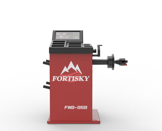 Fortisky FWB-95B wheel balancer, front view